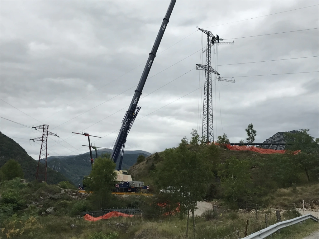 Réhabilitation d'une ligne Haute Tension